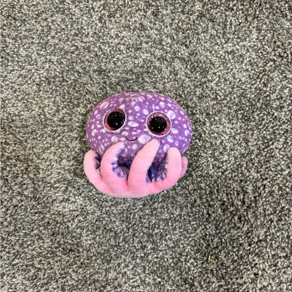 Purple and Pink Plush Octopus